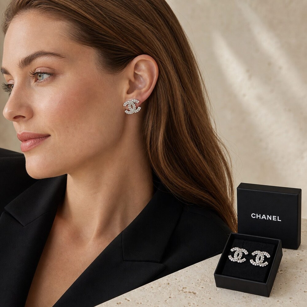 CHANEL Classic Parisian Earrings Style 43 | New with Box - Picture 8 of 9